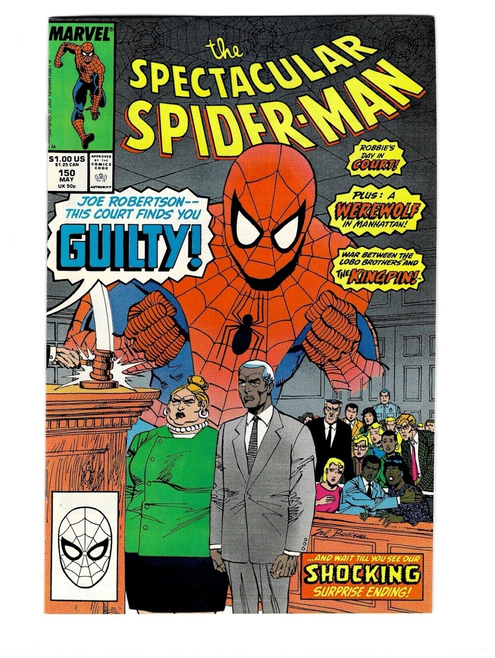 Spectacular Spider-Man #150 May 1989 Marvel Comics VF/NM